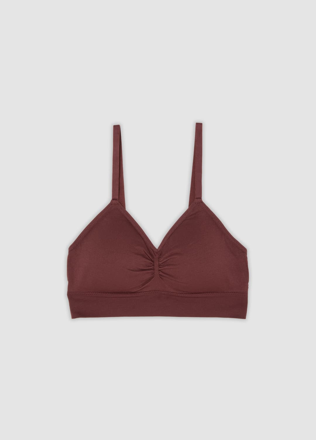 Reggiseno Bralette Marrone In Microfibra Elasticizzata Con Imbottitura Removibile | OVS Reggiseno Bralette Marrone In Microfibra Elasticizzata Con Imbottitura Removibile - 4 | OVS