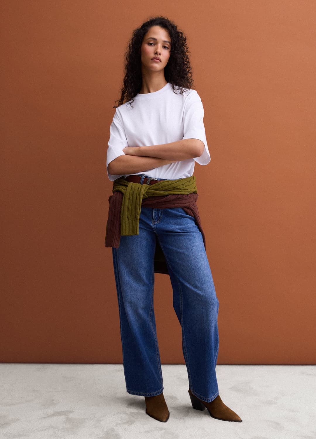 T-shirt Bianca In Misto Cotone Jersey A Girocollo Regular Fit | OVS T-shirt Bianca In Misto Cotone Jersey A Girocollo Regular Fit - 1 | OVS