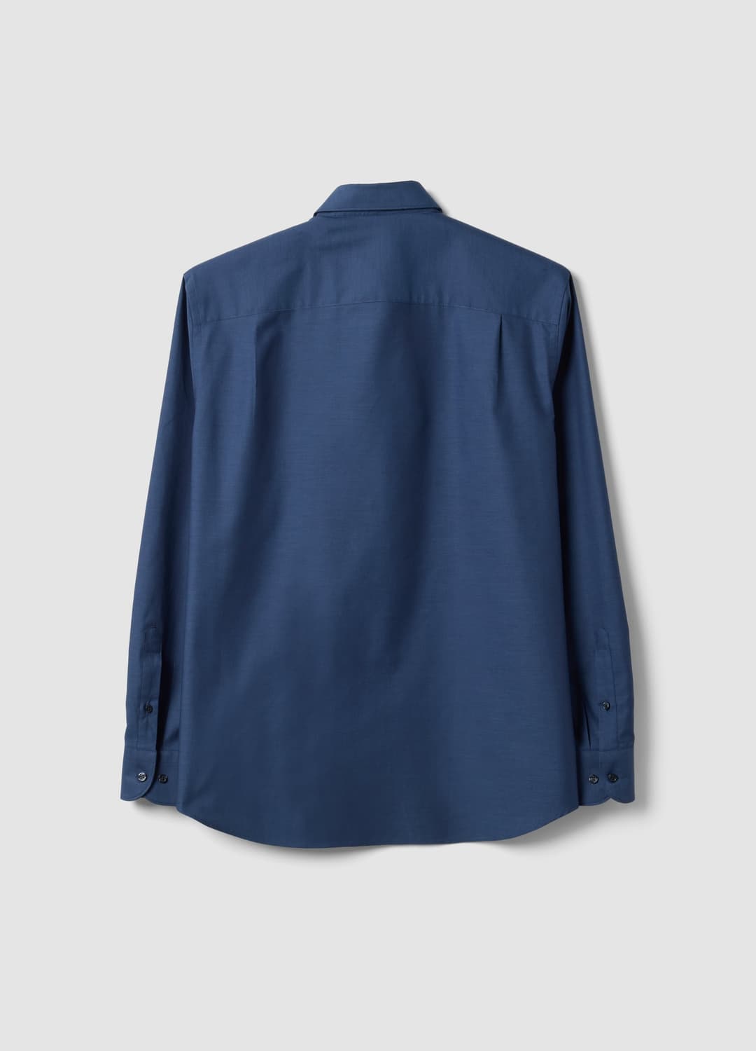 Camicia Blu In Puro Cotone Con Collo Francese Regular Fit Easy Iron | OVS Camicia Blu In Puro Cotone Con Collo Francese Regular Fit Easy Iron - 5 | OVS