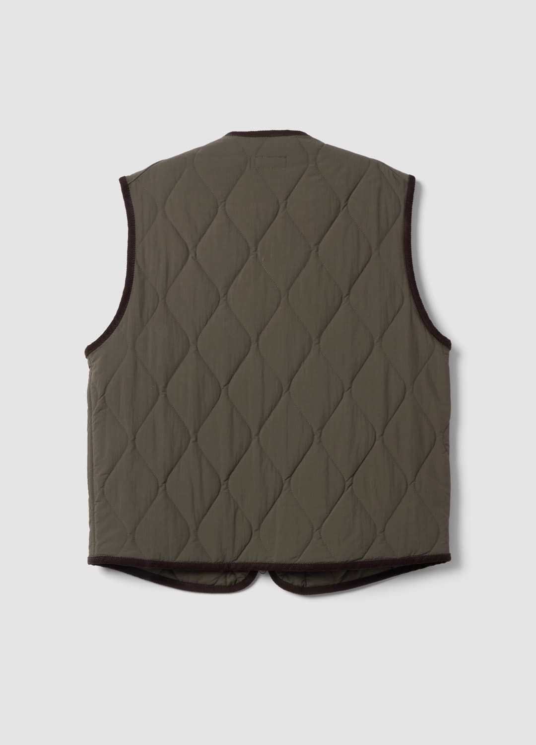 Gilet Verde Trapuntato Con Zip Regular Fit | OVS Gilet Verde Trapuntato Con Zip Regular Fit - 6 | OVS