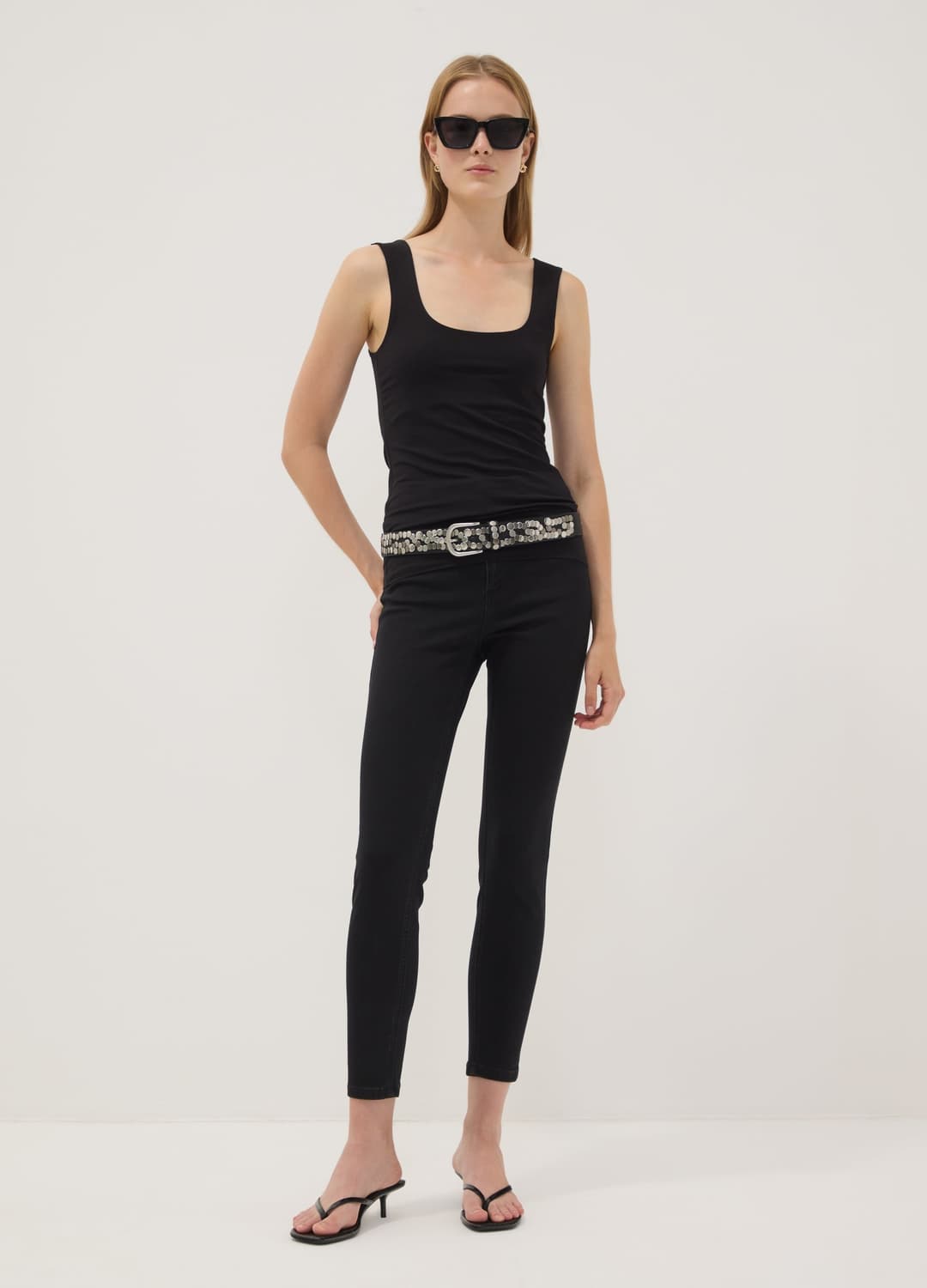 Schwarze Skinny-fit-jeans Aus Elastischer Baumwolle Und Viskose | OVS Schwarze Skinny-fit-jeans Aus Elastischer Baumwolle Und Viskose - 1 | OVS