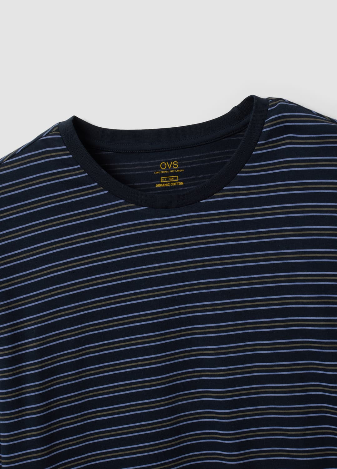 Pigiama Blu Navy In Puro Cotone Organico A Righe Con Girocollo | OVS Pigiama Blu Navy In Puro Cotone Organico A Righe Con Girocollo - 5 | OVS