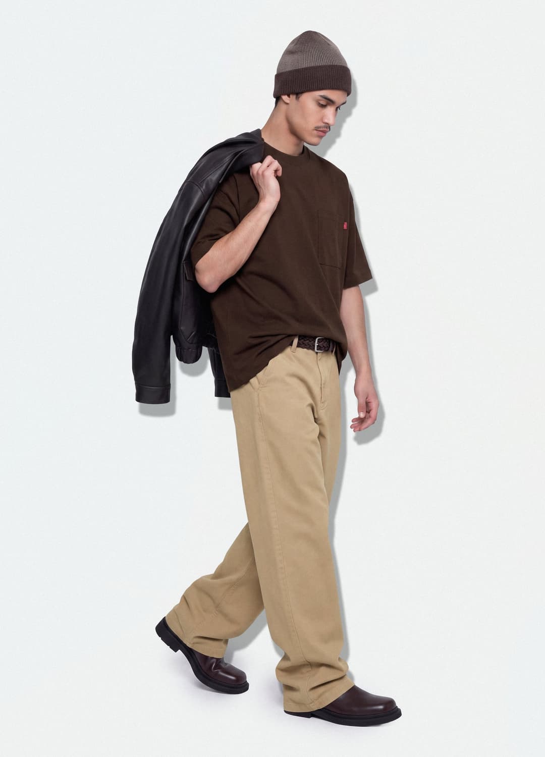 T-shirt Marrone In Puro Cotone Con Taschino Boxy Fit | OVS T-shirt Marrone In Puro Cotone Con Taschino Boxy Fit - 0 | OVS