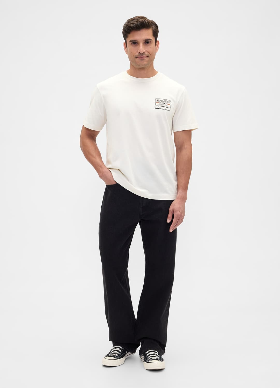 T-shirt In Puro Cotone Con Stampa E Logo Gap | OVS T-shirt In Puro Cotone Con Stampa E Logo Gap - 2 | OVS