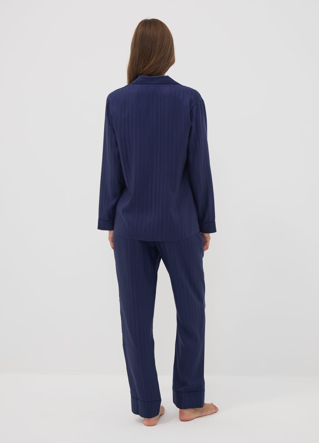 Pigiama Blu In Pura Viscosa Con Scollo A V | OVS Pigiama Blu In Pura Viscosa Con Scollo A V - 3 | OVS