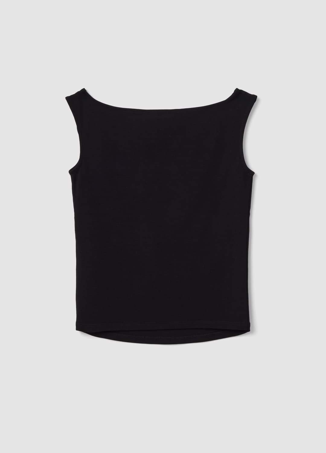 Top Nero In Cotone Elasticizzato Con Occhielli Metallici Regular Fit | OVS Top Nero In Cotone Elasticizzato Con Occhielli Metallici Regular Fit - 6 | OVS