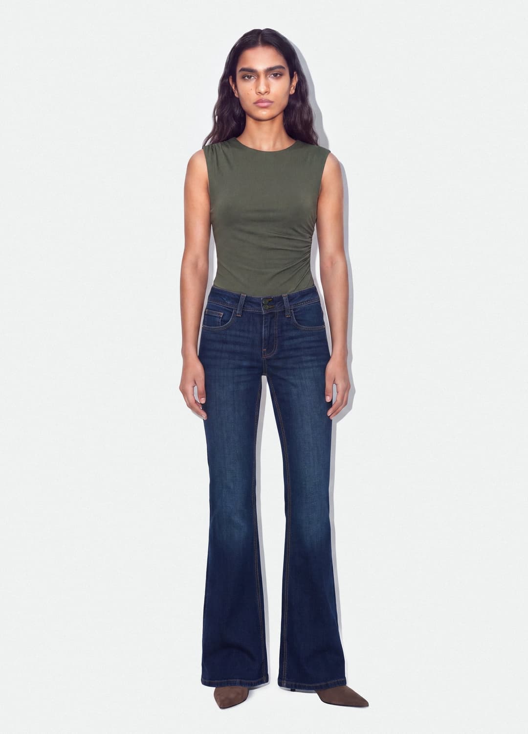 Blaue Flare-jeans Aus Stretch-baumwolle | OVS Blaue Flare-jeans Aus Stretch-baumwolle - 0 | OVS