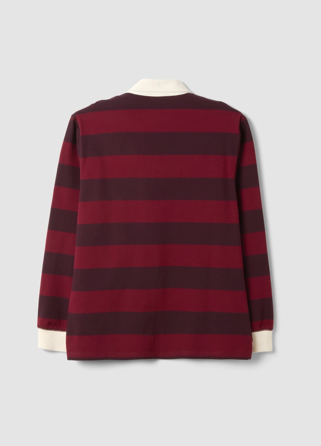Polo Rugby Rossa In Puro Cotone A Righe Maniche Lunghe Regular Fit | OVS Polo Rugby Rossa In Puro Cotone A Righe Maniche Lunghe Regular Fit - 6 | OVS