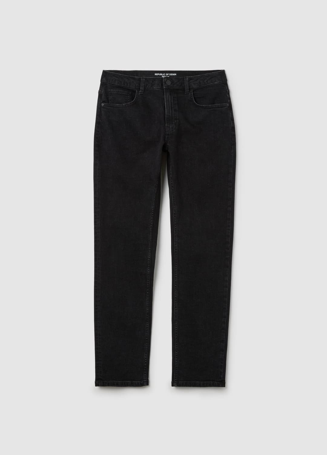 Jeans Da Uomo In Denim Nero Regular Fit | OVS Jeans Da Uomo In Denim Nero Regular Fit - 4 | OVS