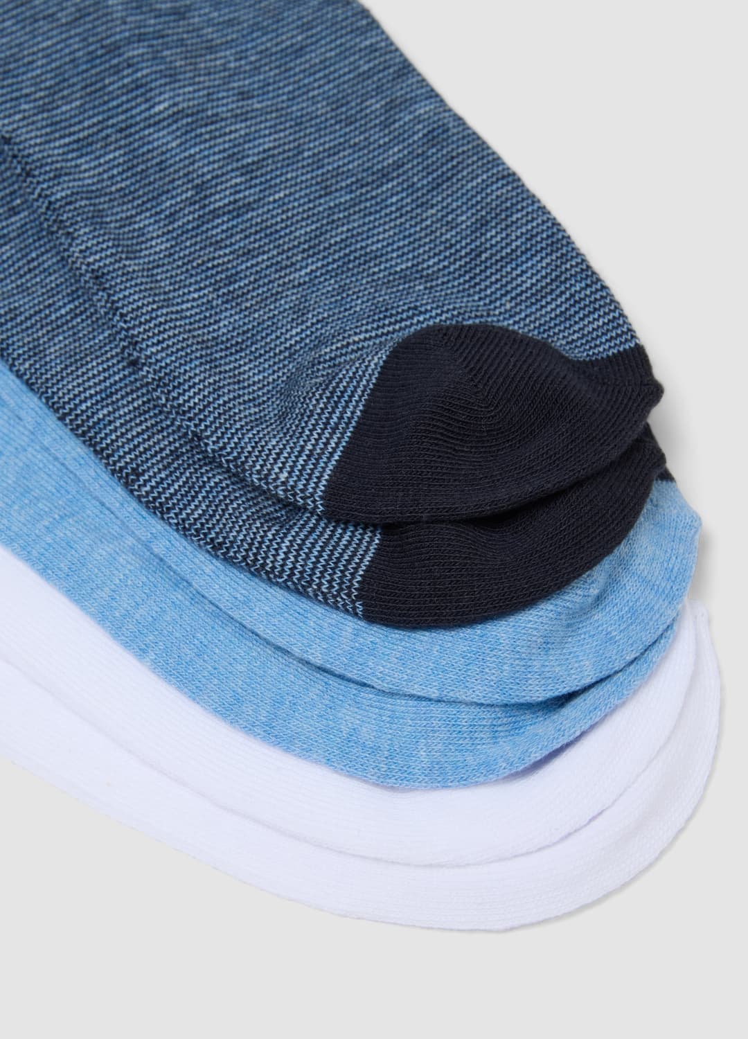 5er-pack Blaue Sportsocken Bis Zum Knöchel Aus Bio-baumwolle | OVS 5er-pack Blaue Sportsocken Bis Zum Knöchel Aus Bio-baumwolle - 2 | OVS