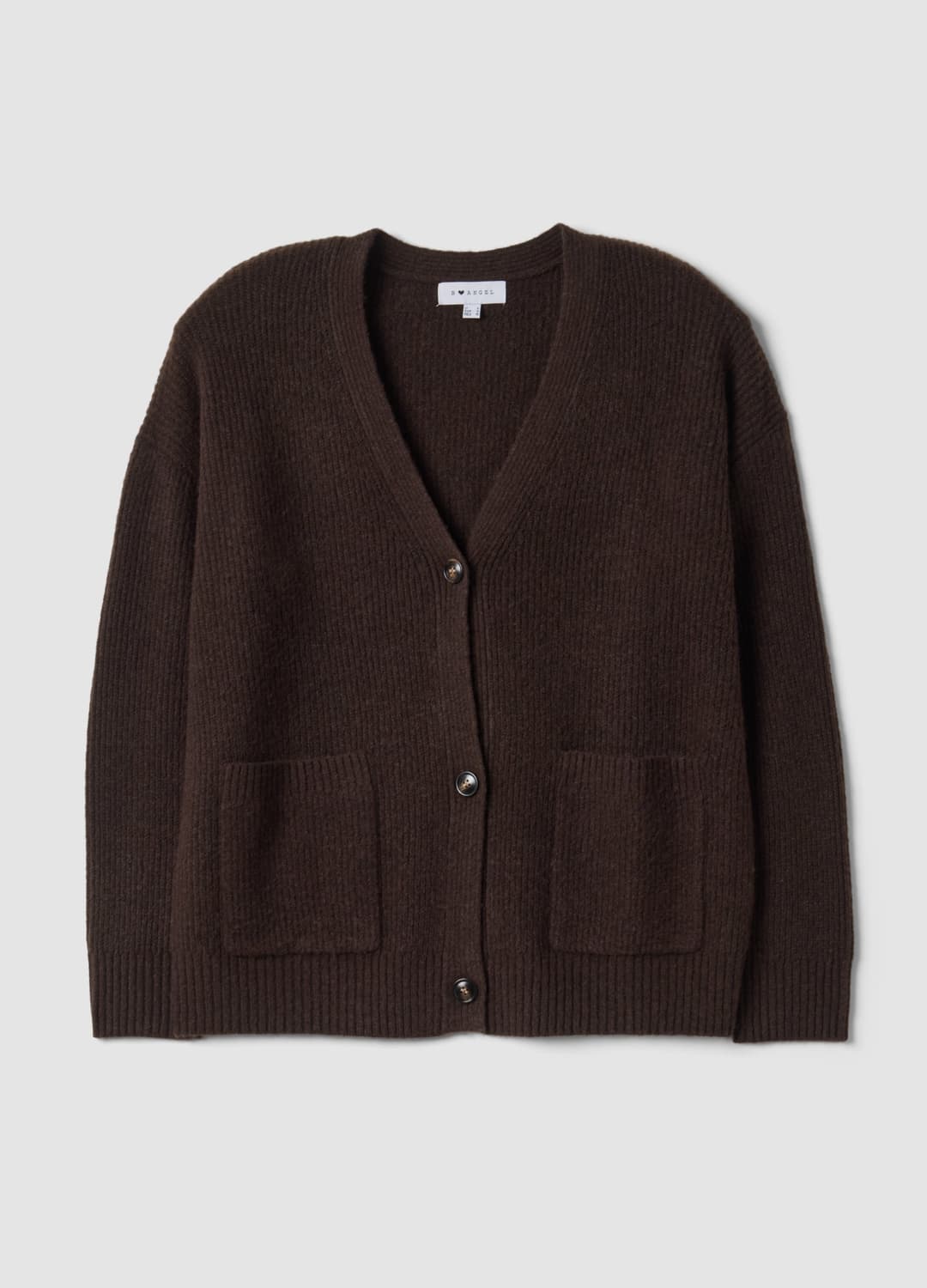 Cardigan Marrone In Tessuto Elasticizzato Con Scollo Profondo A V | OVS Cardigan Marrone In Tessuto Elasticizzato Con Scollo Profondo A V - 0 | OVS