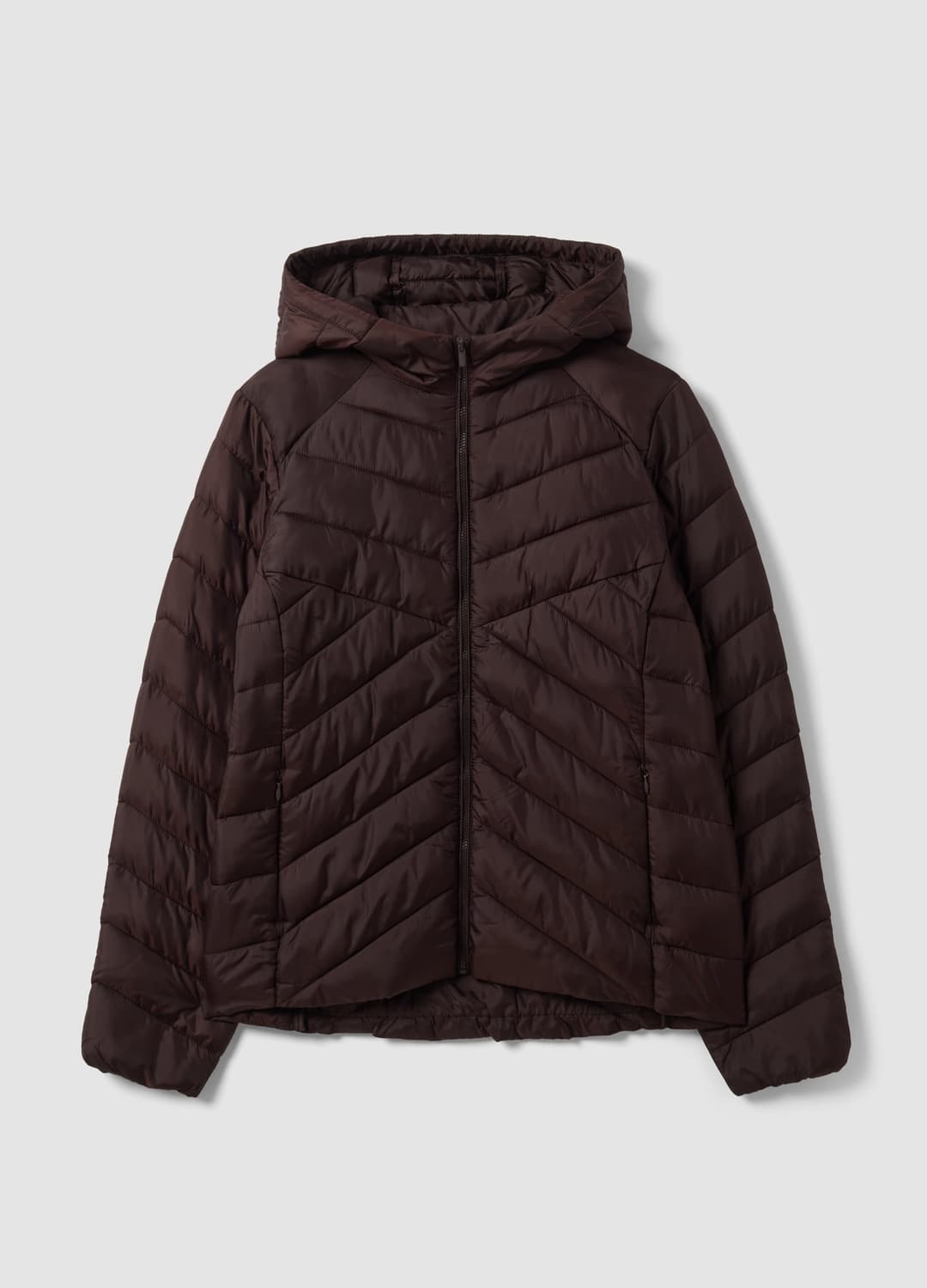 Giacca Ultralight Marrone Trapuntata Con Cappuccio E Zip | OVS Giacca Ultralight Marrone Trapuntata Con Cappuccio E Zip - 4 | OVS
