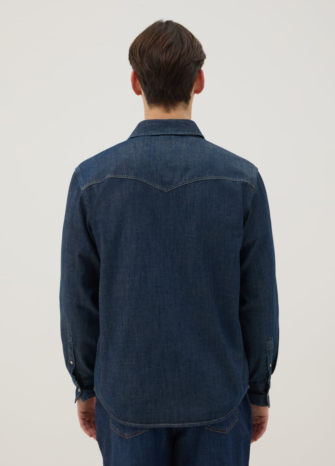 Blaue Denim-hemd Aus Reinem Baumwollstoff Im Regular Fit Mit Taschen | OVS Blaue Denim-hemd Aus Reinem Baumwollstoff Im Regular Fit Mit Taschen - 2 | OVS
