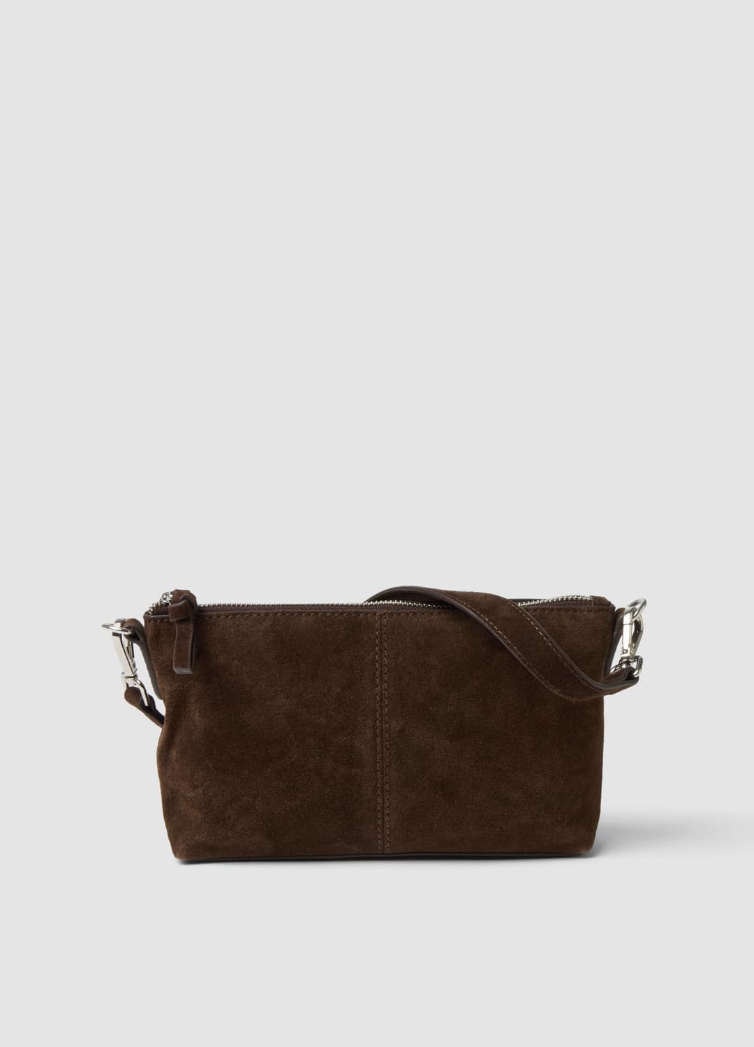 Borsa Marrone In Vera Pelle Con Tracolla | OVS Borsa Marrone In Vera Pelle Con Tracolla - 0 | OVS