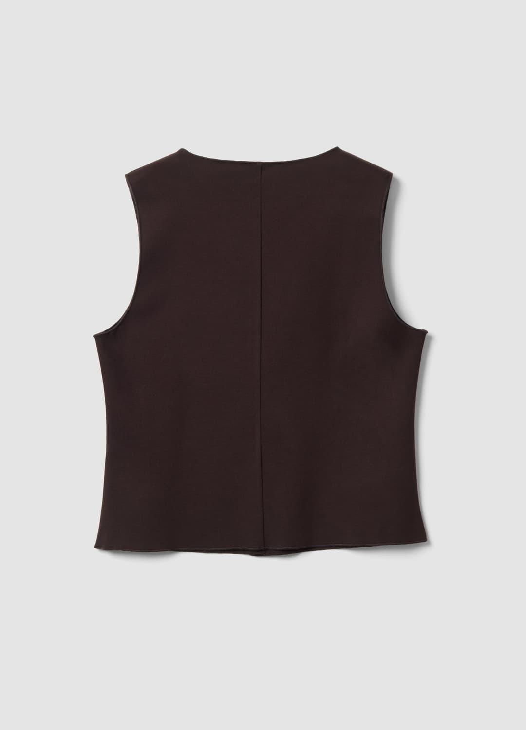Gilet Marrone In Punto Milano Di Viscosa Elasticizzata Regular Fit | OVS Gilet Marrone In Punto Milano Di Viscosa Elasticizzata Regular Fit - 6 | OVS