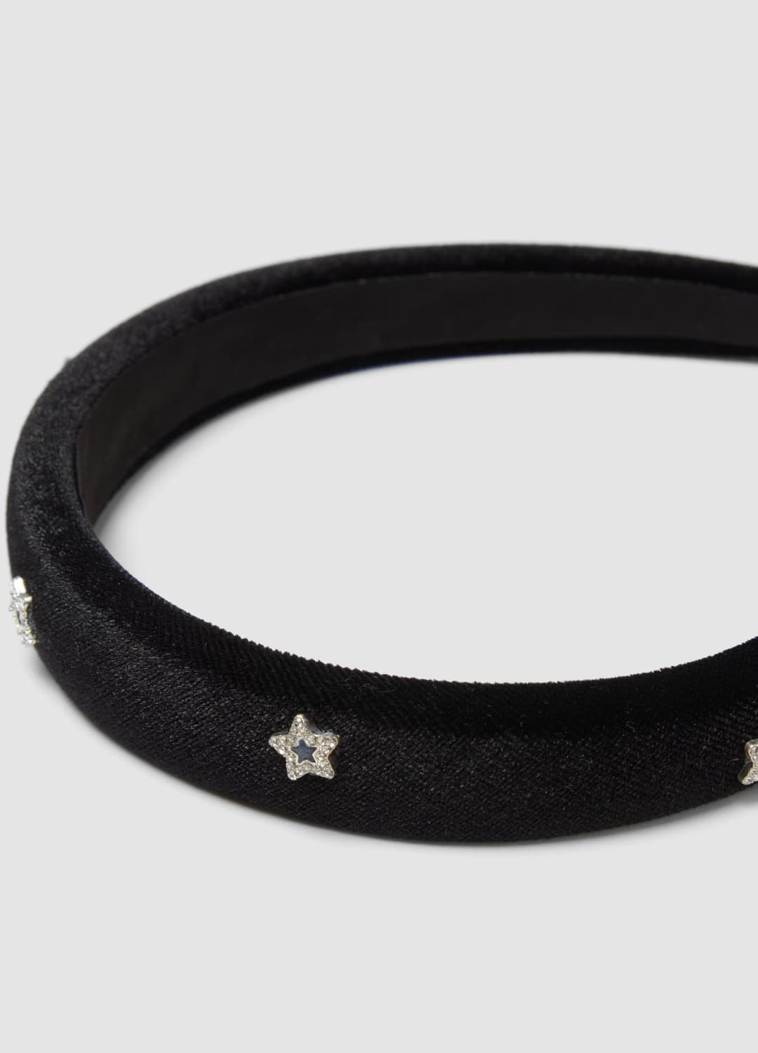 Cerchietto Nero Con Stelline Applicate Per Bambina | OVS Cerchietto Nero Con Stelline Applicate Per Bambina - 2 | OVS