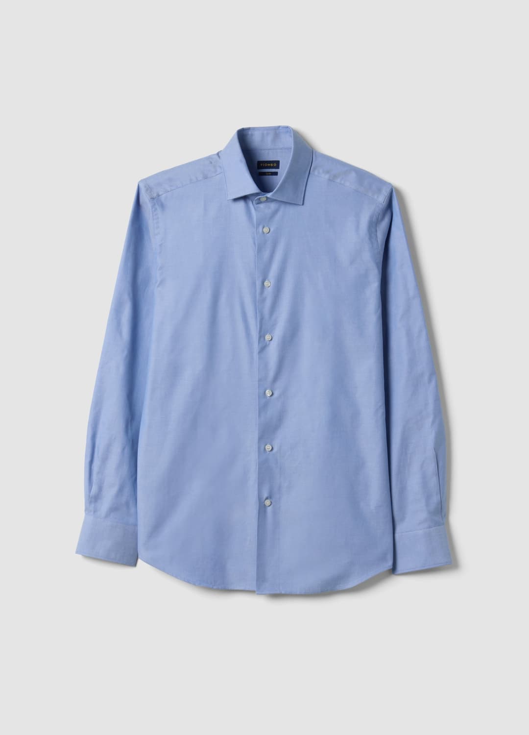 Camicia Oxford Azzurra In Puro Cotone Doppio Ritorto Slim Fit | OVS Camicia Oxford Azzurra In Puro Cotone Doppio Ritorto Slim Fit - 0 | OVS