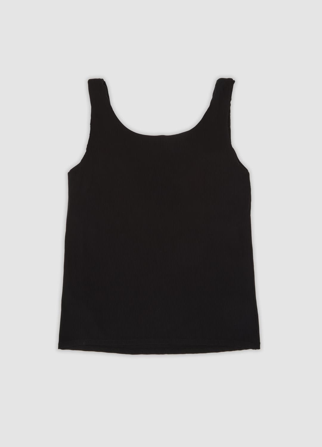 Schwarzes Tanktop Aus Elastischer Viskose Mit Rundhalsausschnitt | OVS Schwarzes Tanktop Aus Elastischer Viskose Mit Rundhalsausschnitt - 6 | OVS