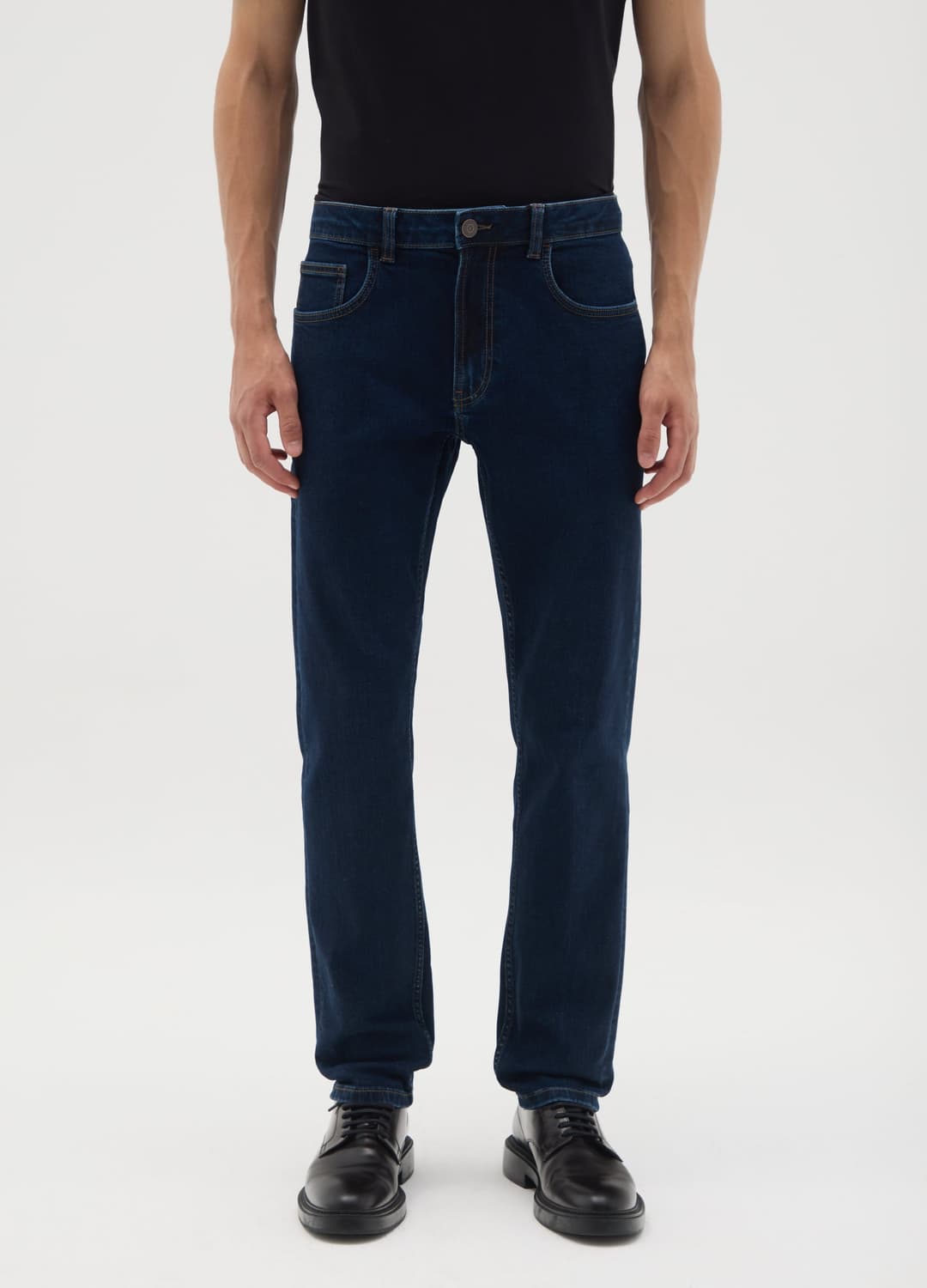Herren-slim-fit-jeans Aus Schwarzem Denim | OVS Herren-slim-fit-jeans Aus Schwarzem Denim - 1 | OVS