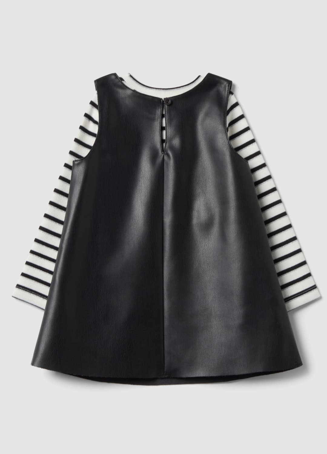 Set Nero Con Abito Girocollo E Maglia A Righe Girocollo | OVS Set Nero Con Abito Girocollo E Maglia A Righe Girocollo - 1 | OVS