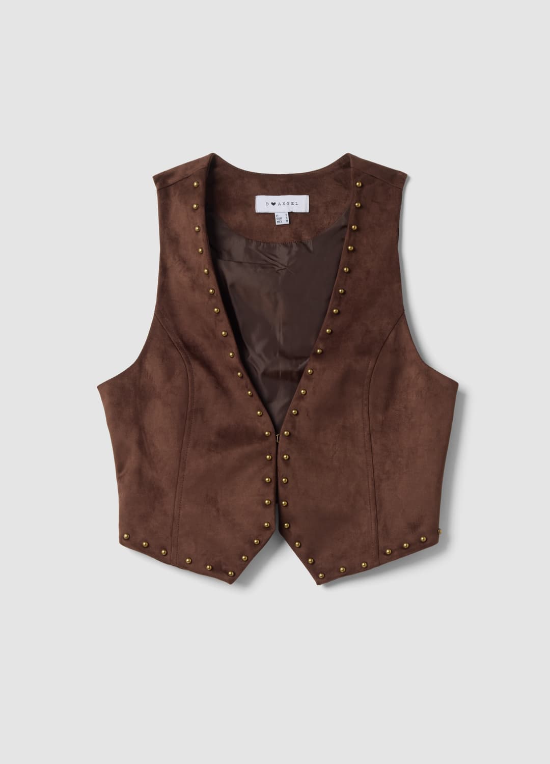 Braune Stretch-weste Mit Nieten | OVS Braune Stretch-weste Mit Nieten - 4 | OVS