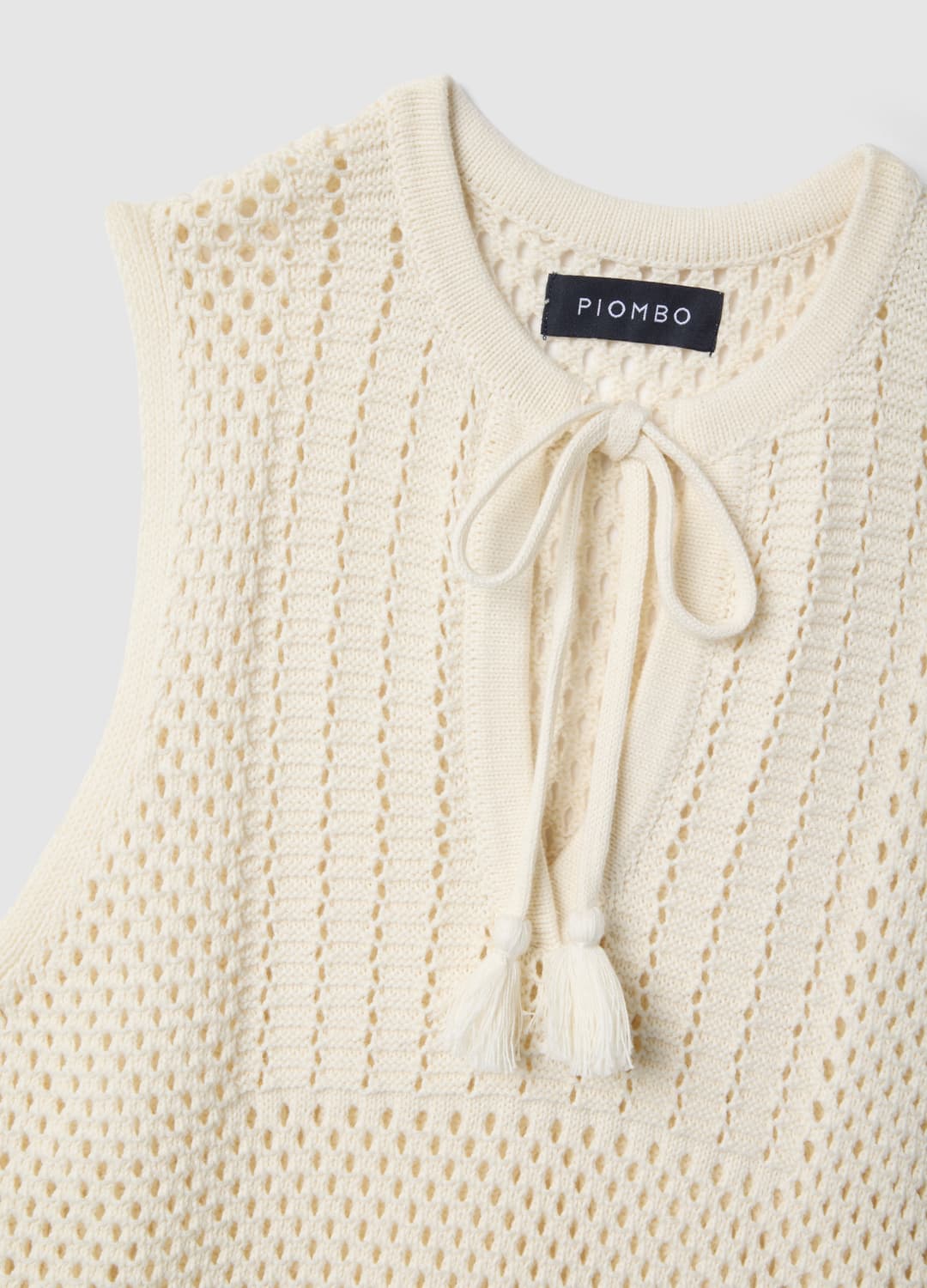 Weißes Tanktop Aus Reinem Baumwolle Mit Regulärer Passform Und Netzstruktur | OVS Weißes Tanktop Aus Reinem Baumwolle Mit Regulärer Passform Und Netzstruktur - 5 | OVS