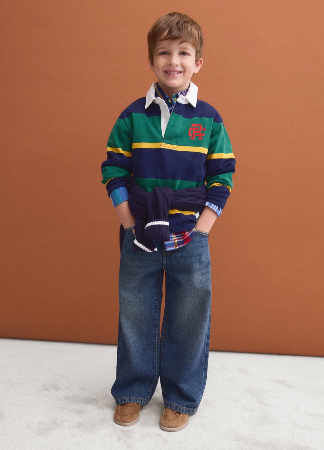 Jeans Blu In Puro Cotone Skater Fit Per Bambino | OVS Jeans Blu In Puro Cotone Skater Fit Per Bambino - 0 | OVS