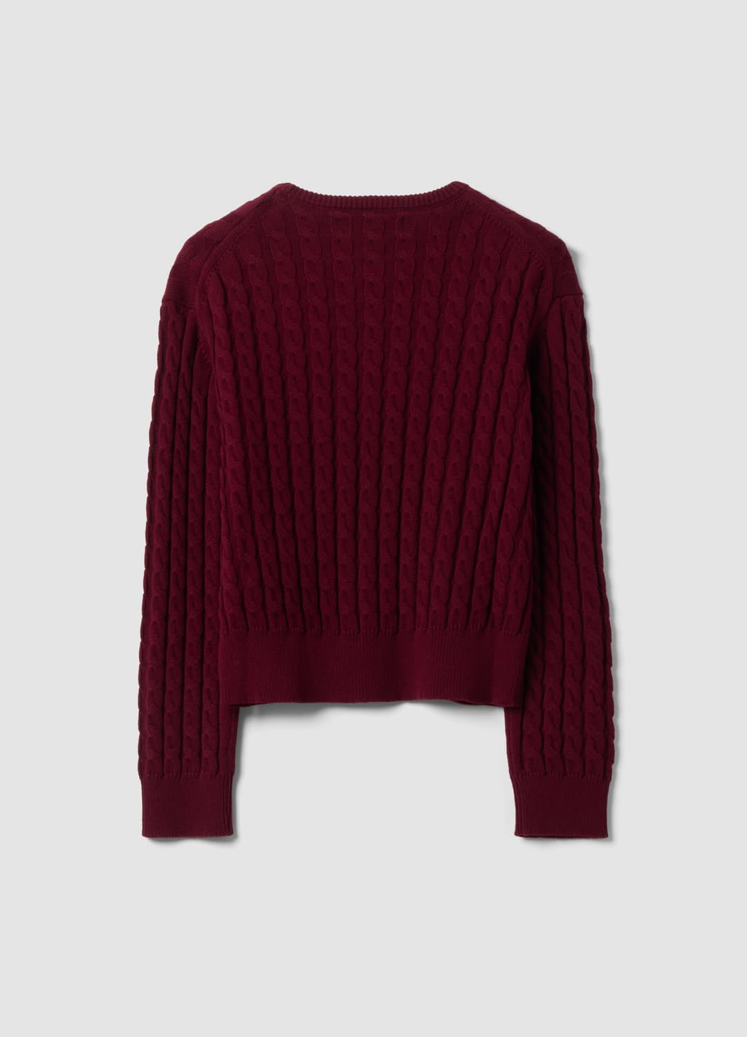 Maglia Blu Girocollo In Puro Cotone A Trecce Regular Fit | OVS Maglia Blu Girocollo In Puro Cotone A Trecce Regular Fit - 2 | OVS