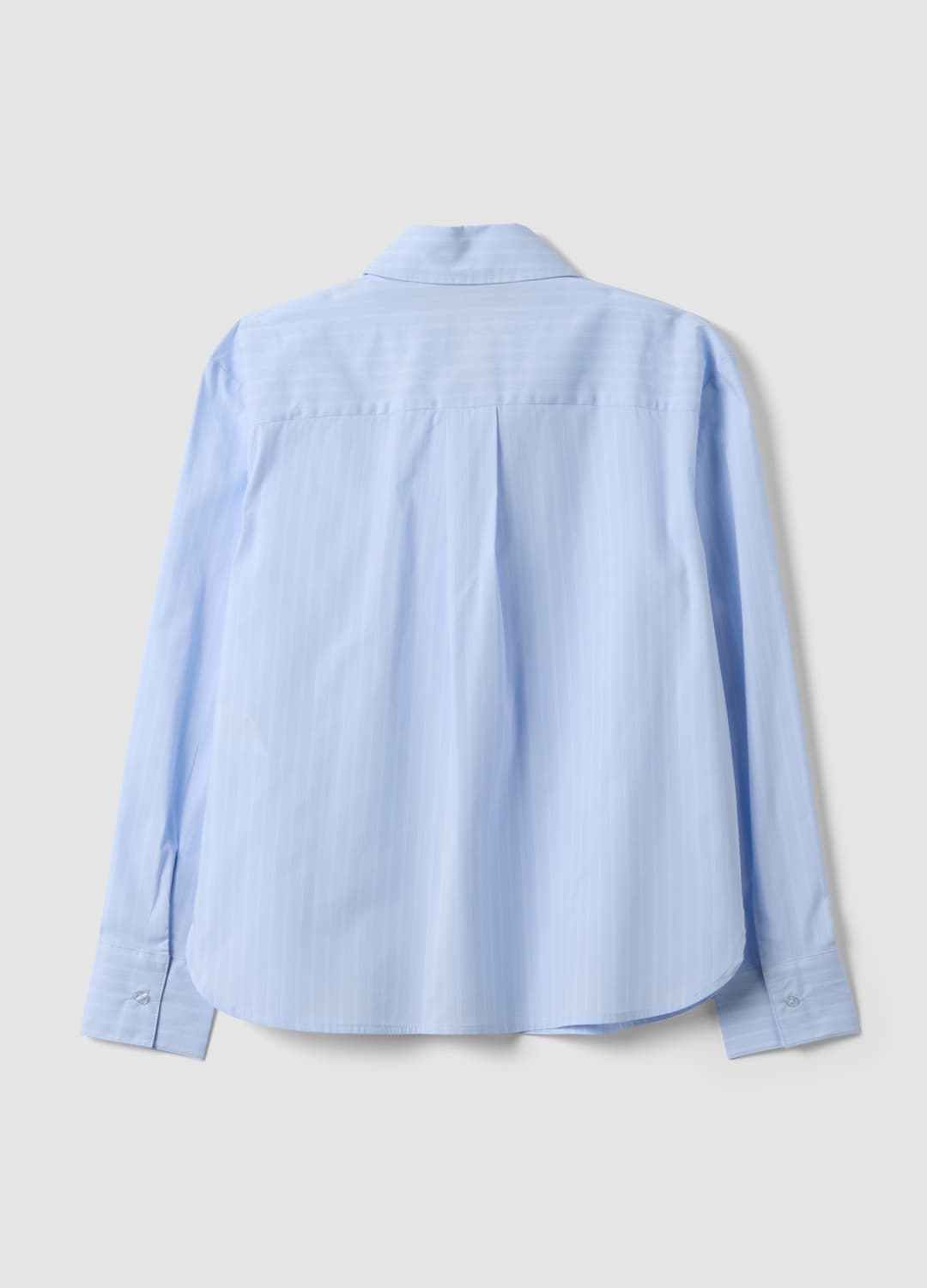 Camicia Azzurra In Cotone Elasticizzato A Righe Regular Fit | OVS Camicia Azzurra In Cotone Elasticizzato A Righe Regular Fit - 6 | OVS
