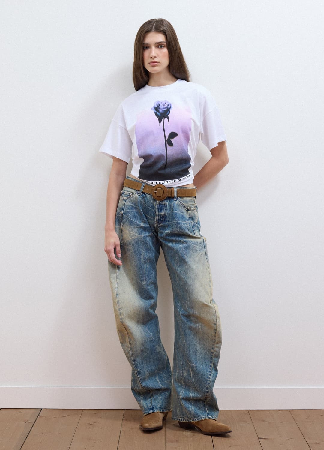 T-shirt Bianca In Puro Cotone Con Stampa Floreale Regular Fit | OVS T-shirt Bianca In Puro Cotone Con Stampa Floreale Regular Fit - 1 | OVS