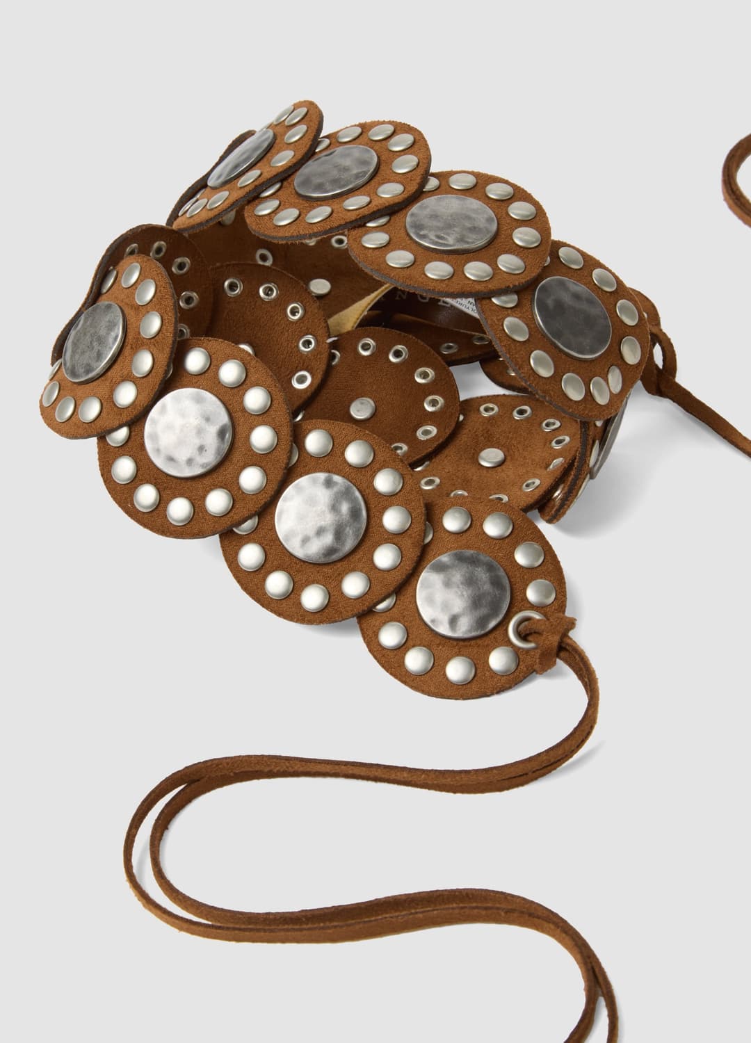 Cintura Marrone Con Dischi Decorativi E Lacci | OVS Cintura Marrone Con Dischi Decorativi E Lacci - 2 | OVS