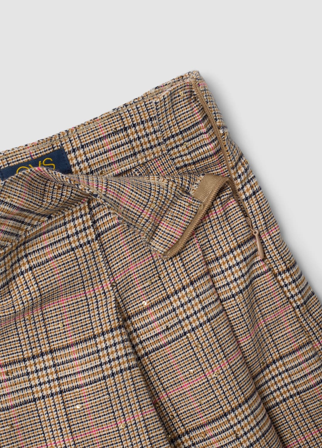 Gonna Pantalone Marrone In Viscosa Elasticizzata A Quadri Per Bambina | OVS Gonna Pantalone Marrone In Viscosa Elasticizzata A Quadri Per Bambina - 2 | OVS