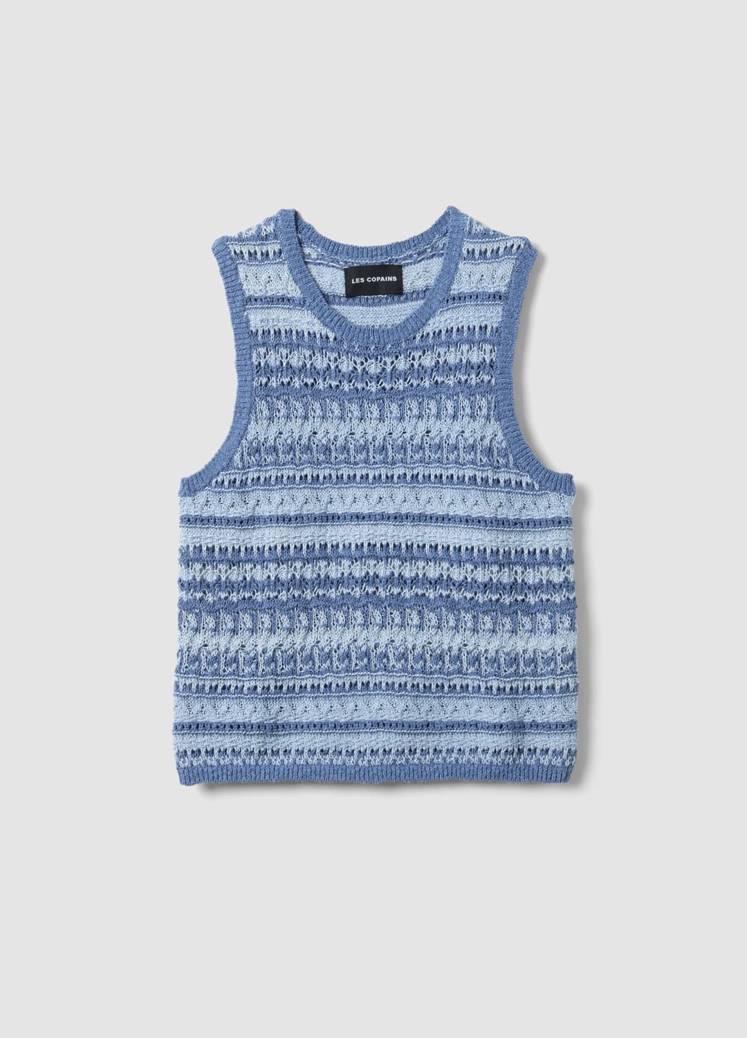 Regular Fit Tank-top Aus Mehrfarbigem Baumwoll-mix Mit Perforierter Textur | OVS Regular Fit Tank-top Aus Mehrfarbigem Baumwoll-mix Mit Perforierter Textur - 4 | OVS