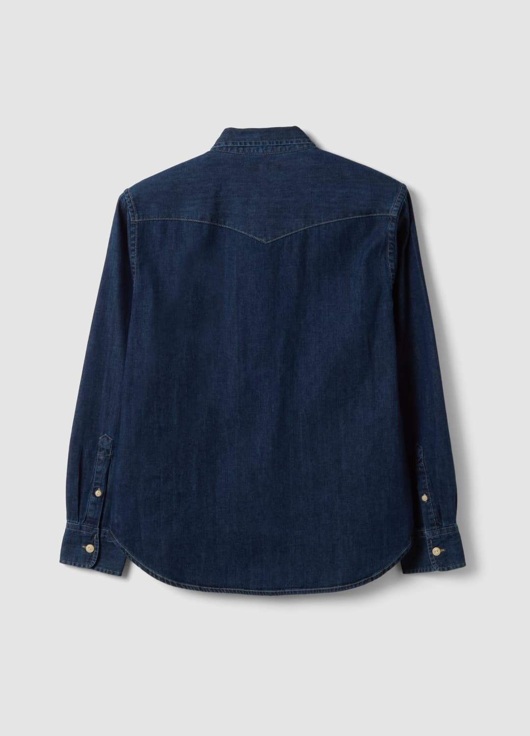Camicia Blu In Puro Cotone Con Bottoni E Colletto Classico Regular Fit | OVS Camicia Blu In Puro Cotone Con Bottoni E Colletto Classico Regular Fit - 6 | OVS