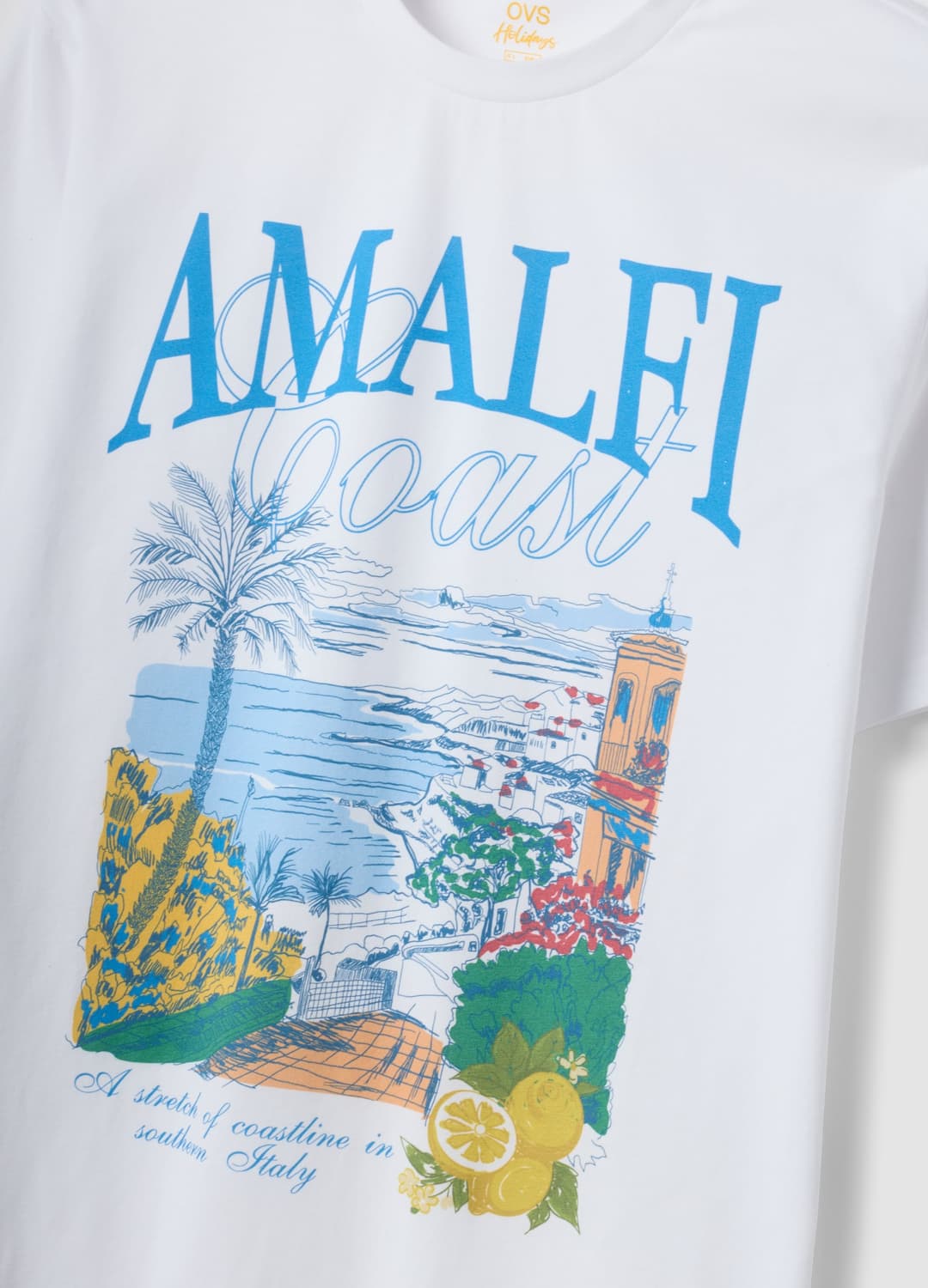 T-shirt Bianca In Puro Cotone Con Stampa Regular Fit | OVS T-shirt Bianca In Puro Cotone Con Stampa Regular Fit - 5 | OVS