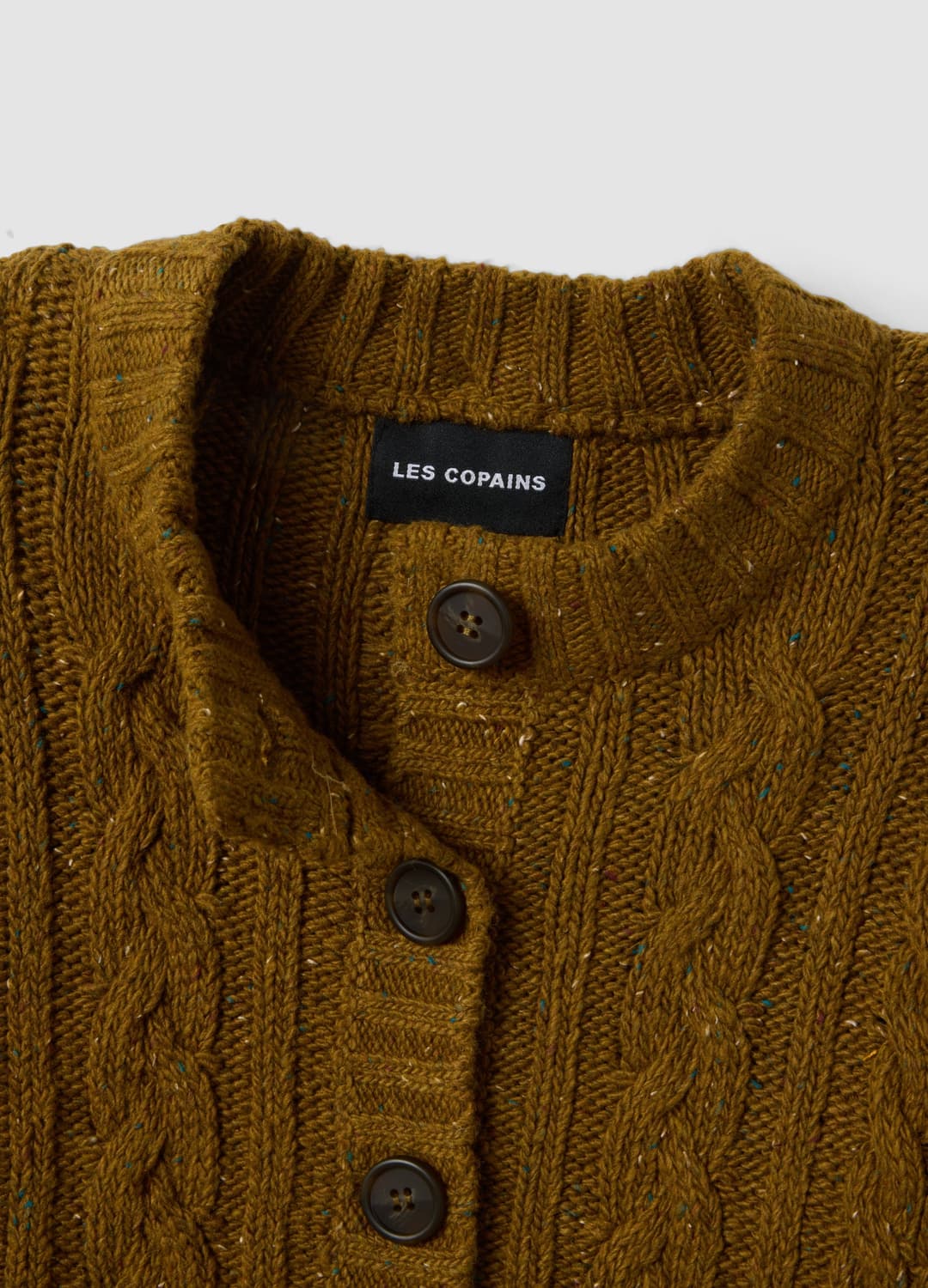 Braune Strickjacke Aus Elastischer Zopfwolle | OVS Braune Strickjacke Aus Elastischer Zopfwolle - 1 | OVS