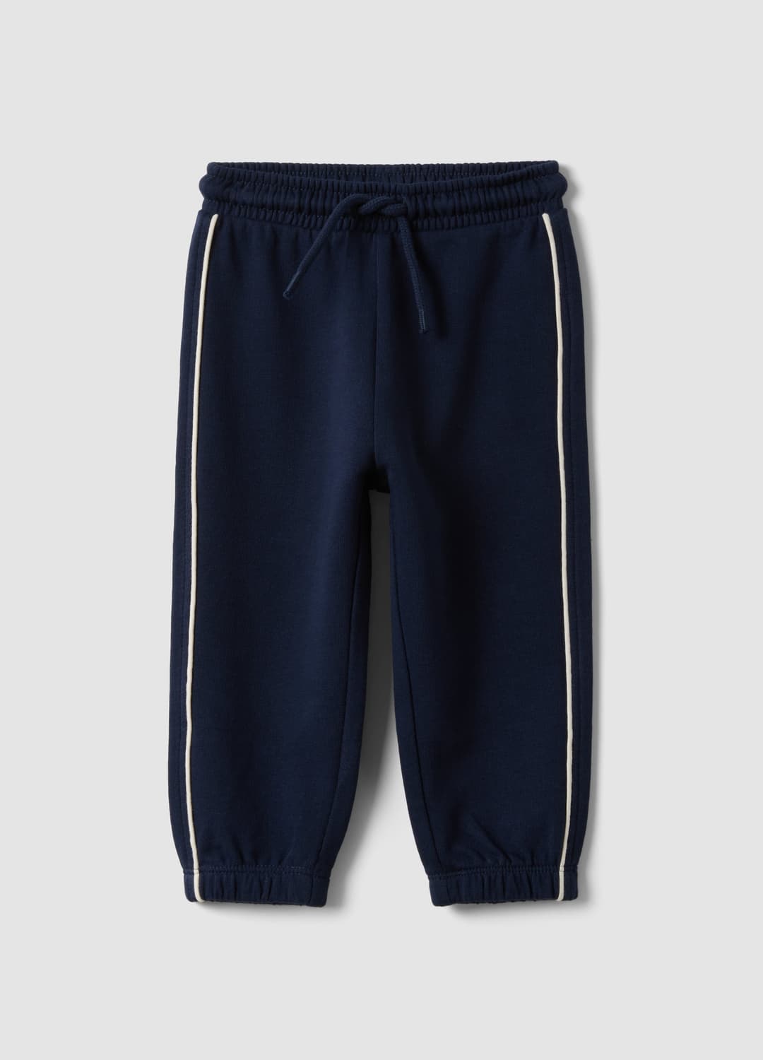 Pantaloni Jogger Blu In Puro Cotone Organico Con Coulisse Per Bimbo | OVS Pantaloni Jogger Blu In Puro Cotone Organico Con Coulisse Per Bimbo - 0 | OVS