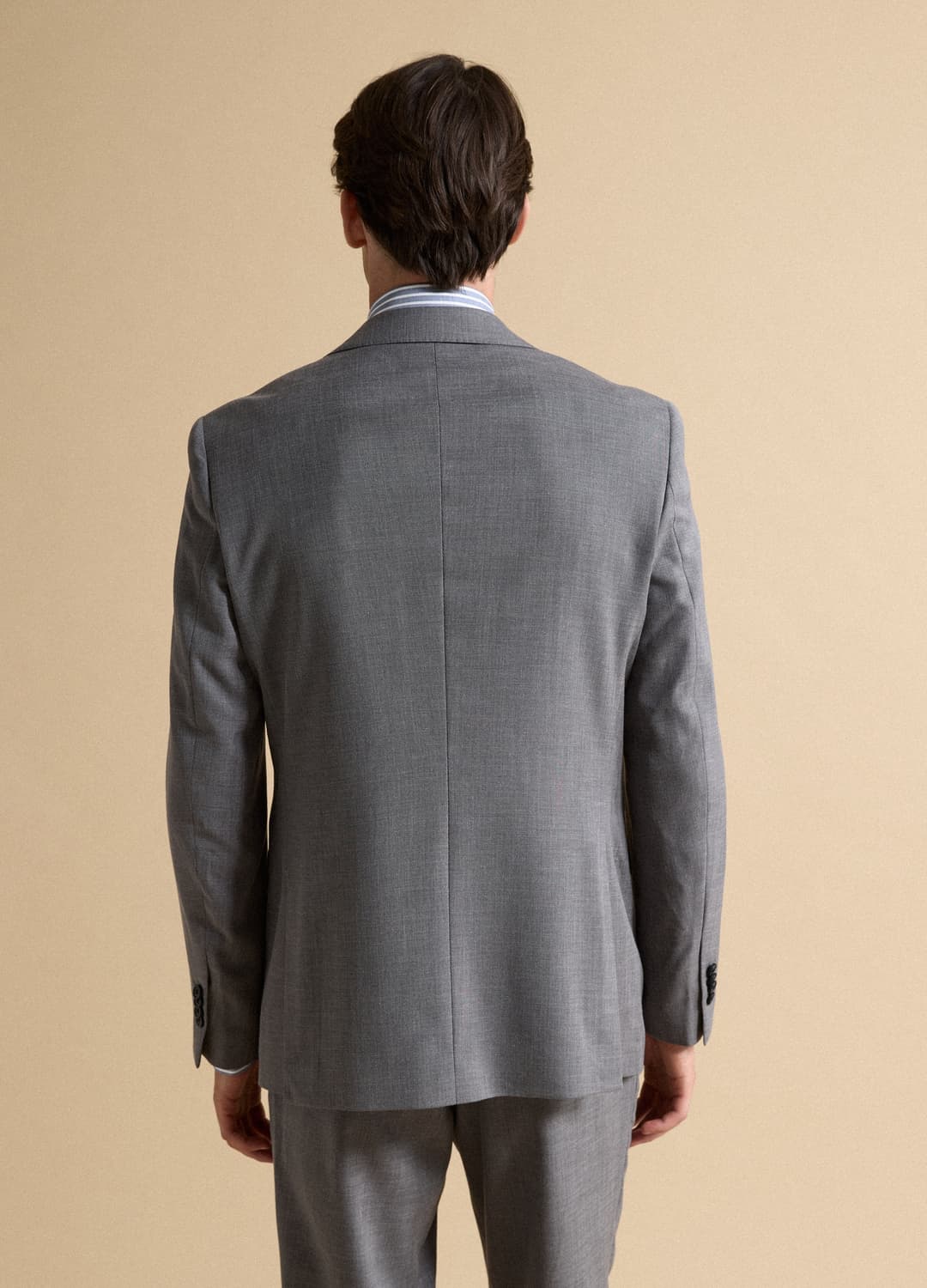Blazer Grigio In Viscosa Elasticizzata Slim Fit Con Rever Classico | OVS Blazer Grigio In Viscosa Elasticizzata Slim Fit Con Rever Classico - 3 | OVS