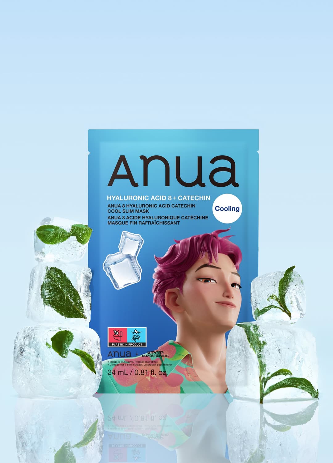 8 Hyaluronsäure-catechin Cool Slim Maske 24 Ml | Anua K-pop Demon Hunters | OVS 8 Hyaluronsäure-catechin Cool Slim Maske 24 Ml | Anua K-pop Demon Hunters - 2 | OVS