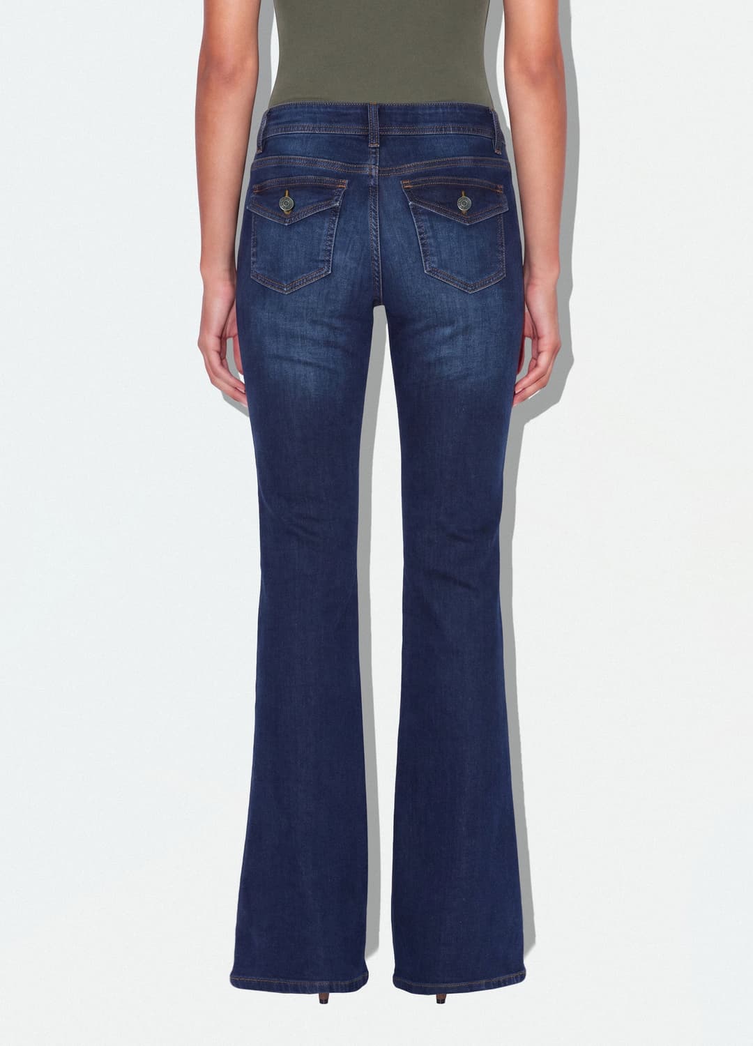 Blaue Flare-jeans Aus Stretch-baumwolle | OVS Blaue Flare-jeans Aus Stretch-baumwolle - 2 | OVS