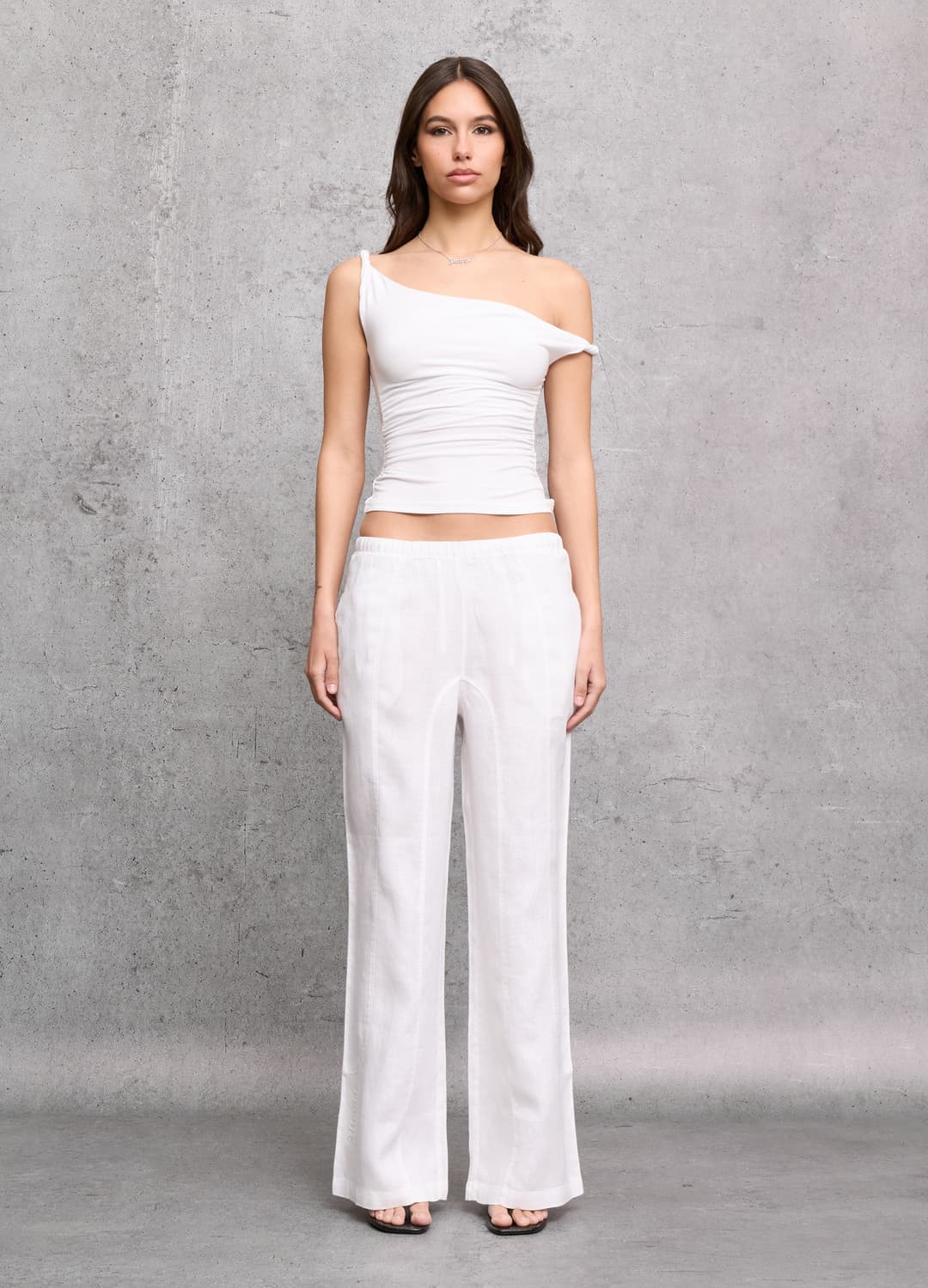 Weisses Asymmetrisches Tanktop | OVS Weisses Asymmetrisches Tanktop - 4 | OVS
