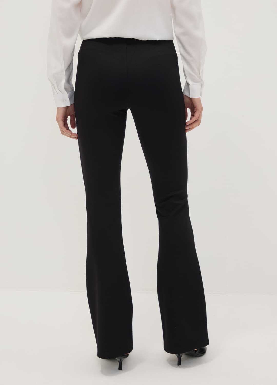 Leggings Neri Flare Fit In Punto Milano Di Viscosa Elasticizzata | OVS Leggings Neri Flare Fit In Punto Milano Di Viscosa Elasticizzata - 3 | OVS