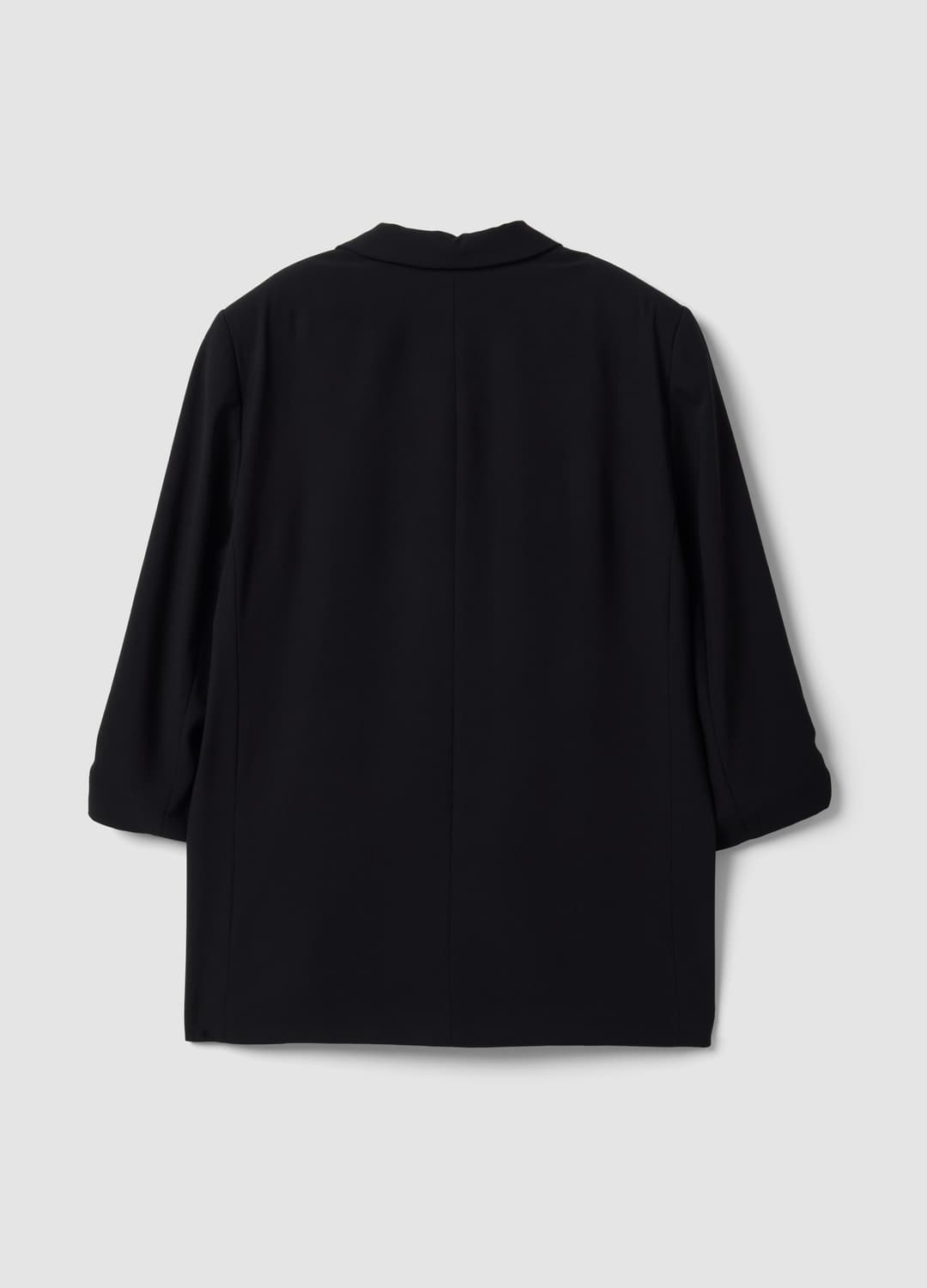 Blazer Nero Regular Fit Foderato Con Rever Classico | OVS Blazer Nero Regular Fit Foderato Con Rever Classico - 6 | OVS