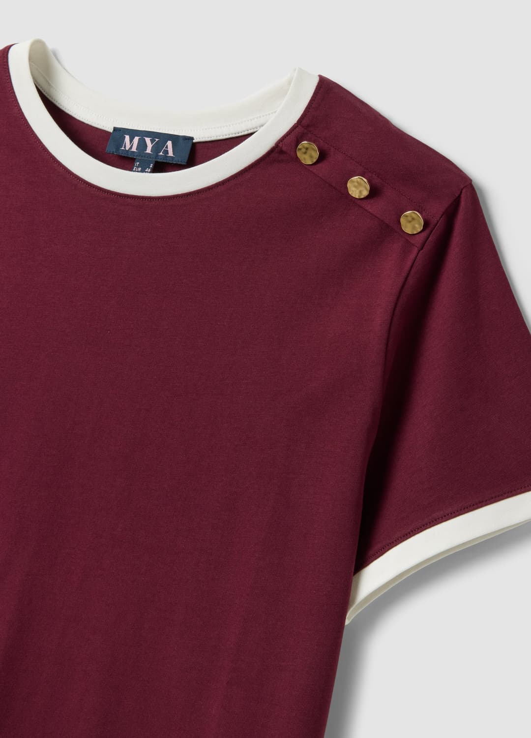 T-shirt Rossa In Puro Cotone Con Bottoni Regular Fit | OVS T-shirt Rossa In Puro Cotone Con Bottoni Regular Fit - 6 | OVS
