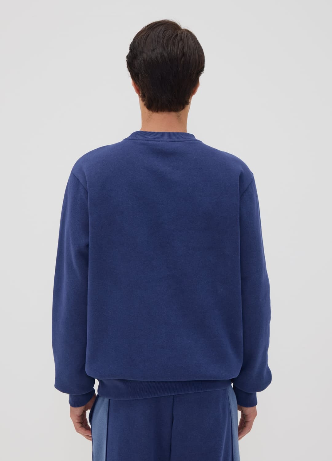 Felpa Blu In Misto Cotone Con Girocollo E Logo | OVS Felpa Blu In Misto Cotone Con Girocollo E Logo - 3 | OVS