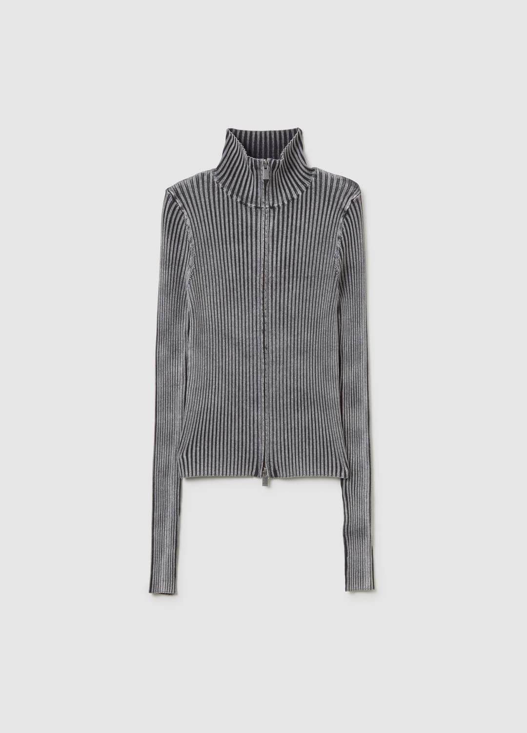 Full-zip Ribbed Knit Vintage Grey | OVS Full-zip Ribbed Knit Vintage Grey - 5 | OVS