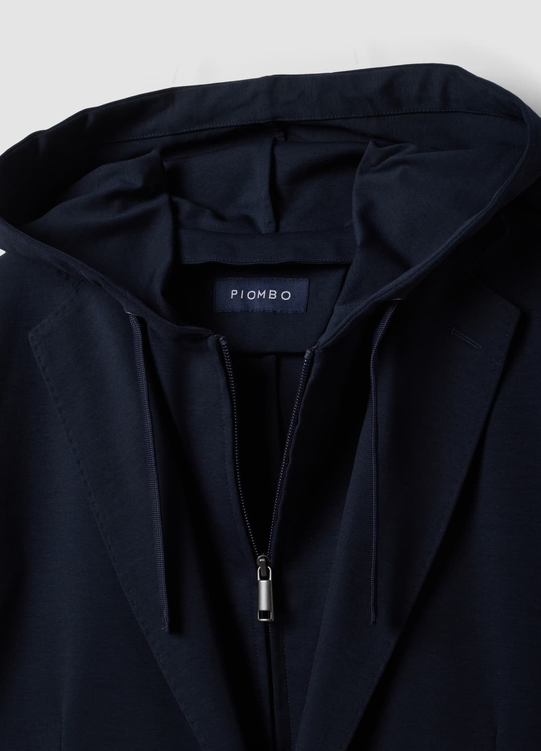 Blazer Blu In Cotone Elasticizzato Con Cappuccio E Rever Classici | OVS Blazer Blu In Cotone Elasticizzato Con Cappuccio E Rever Classici - 1 | OVS