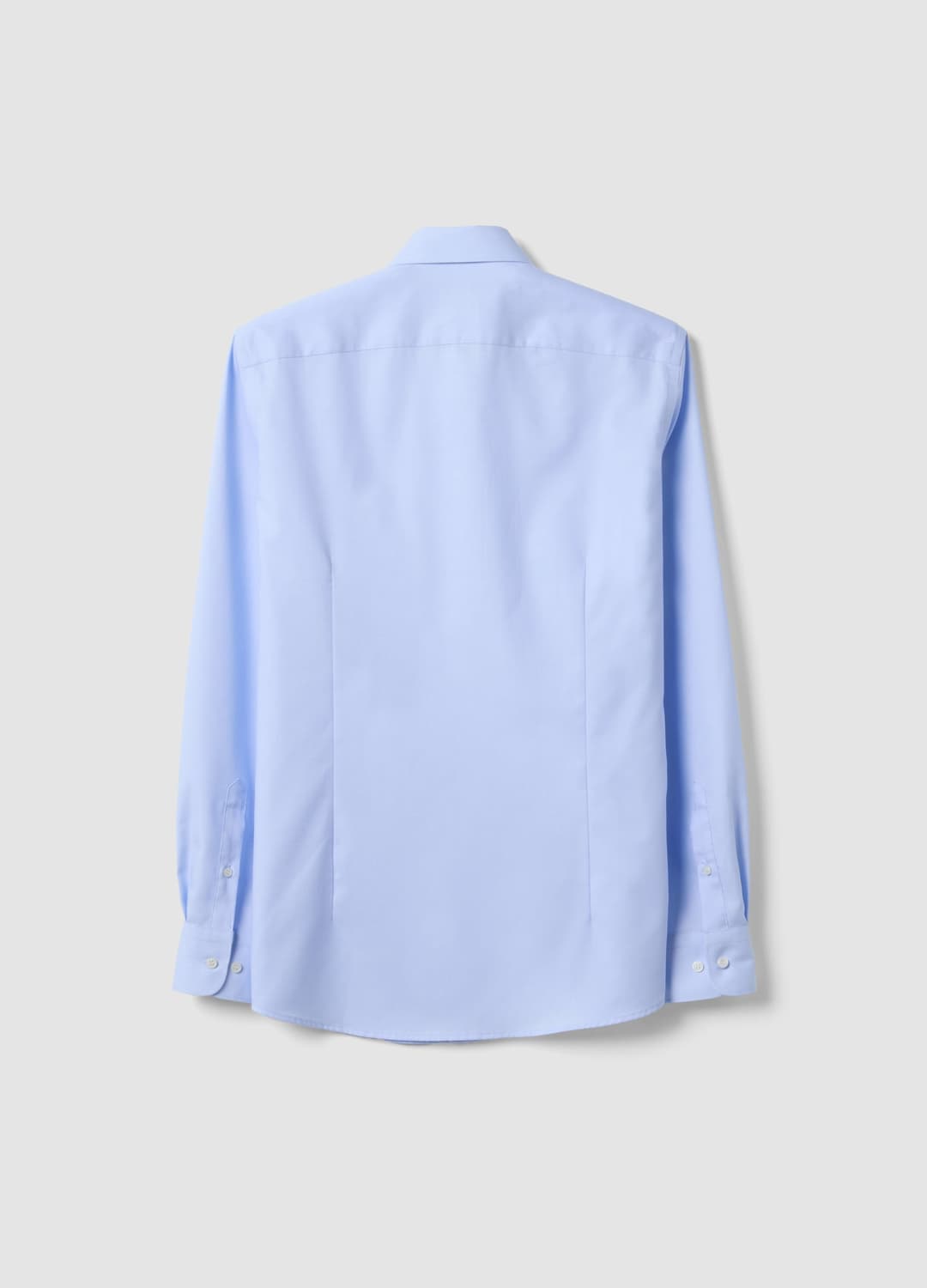 Camicia Azzurra In Puro Cotone Con Colletto Classico Slim Fit No Iron | OVS Camicia Azzurra In Puro Cotone Con Colletto Classico Slim Fit No Iron - 6 | OVS