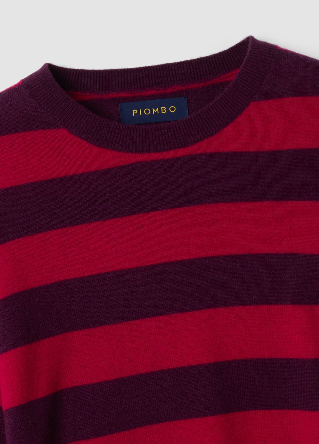 Maglia Rossa In Pura Lana A Righe Con Girocollo | OVS Maglia Rossa In Pura Lana A Righe Con Girocollo - 1 | OVS