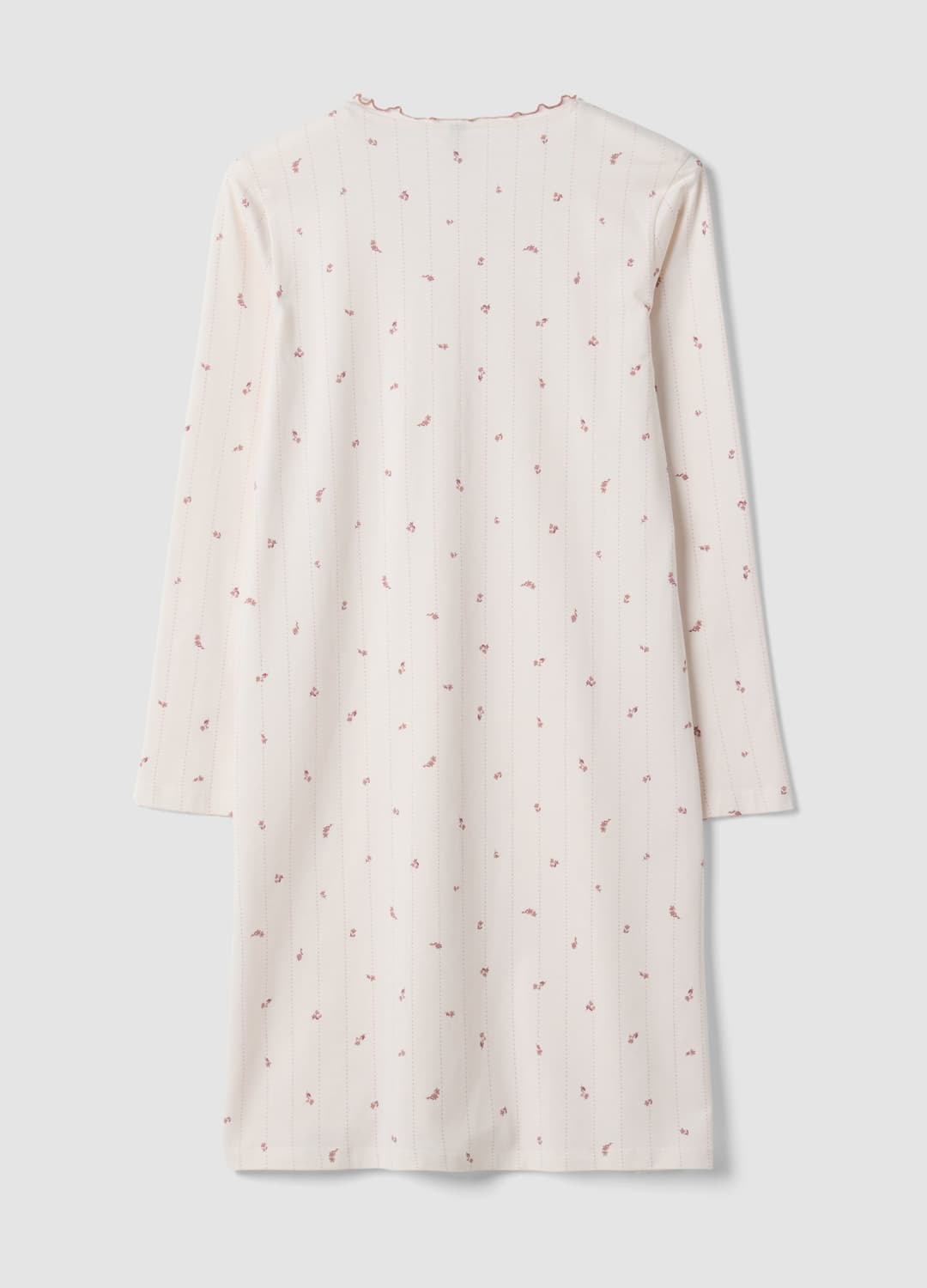 Rosa Nachthemd Aus Reiner Bio-baumwolle Mit Rundhalsausschnitt | OVS Rosa Nachthemd Aus Reiner Bio-baumwolle Mit Rundhalsausschnitt - 2 | OVS
